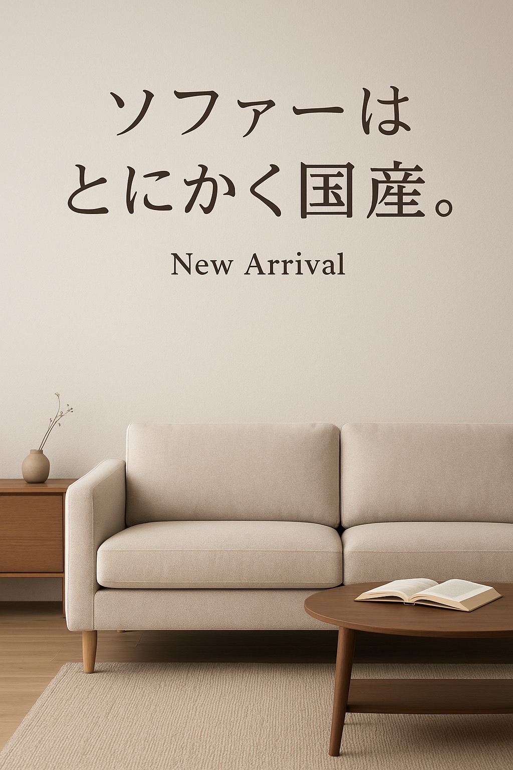 【ソファーはとにかく国産】
